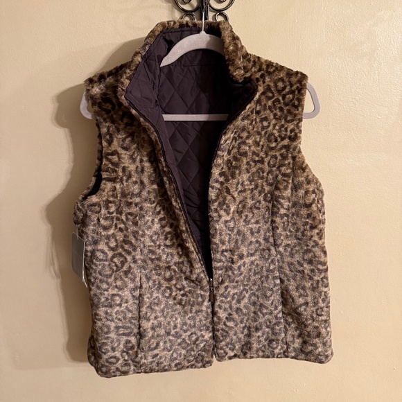 Giacca Reversible Faux fur Vest - Picture 1 of 4